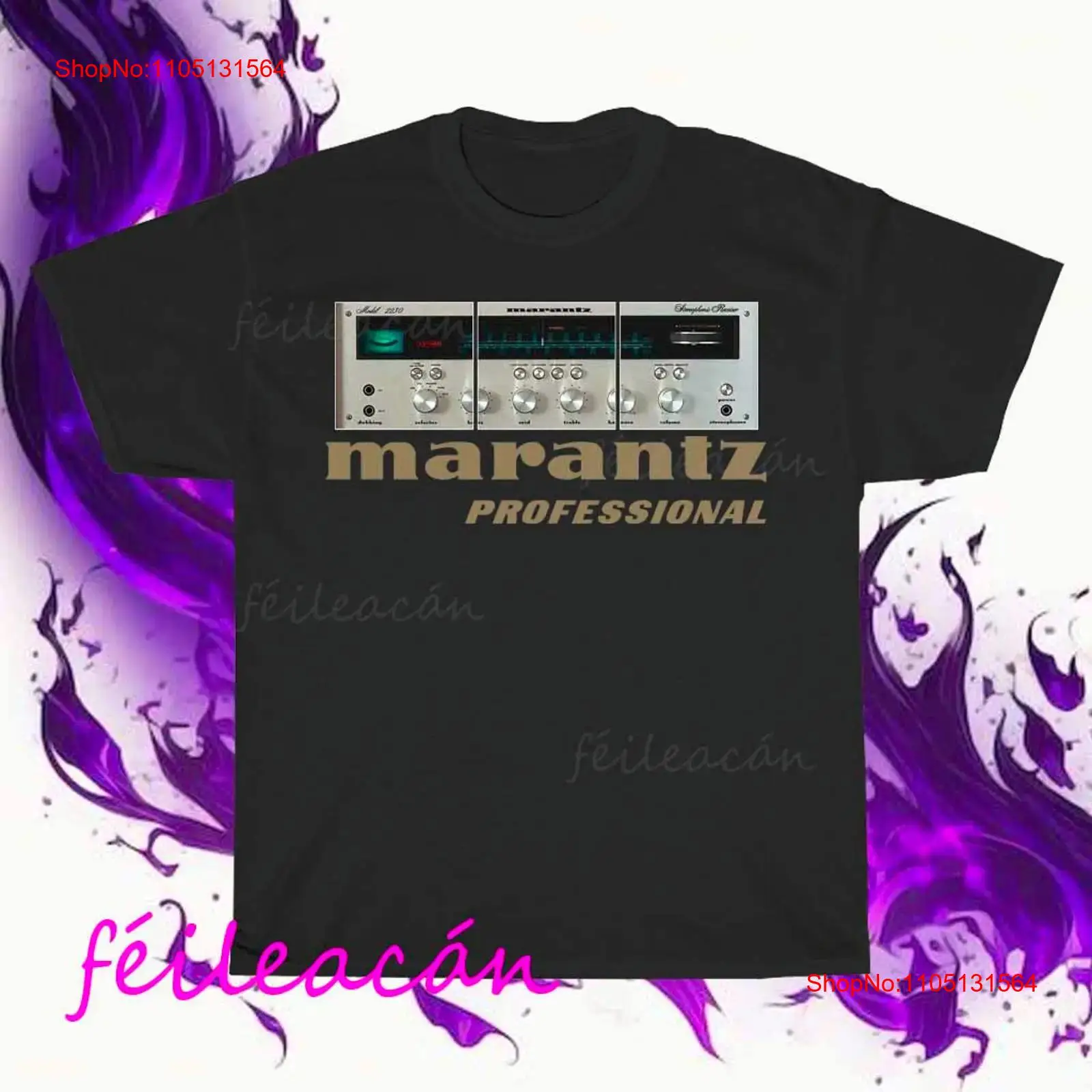 Streetwear Brand Tees - Nova marca marantz amplificador logotipo americano