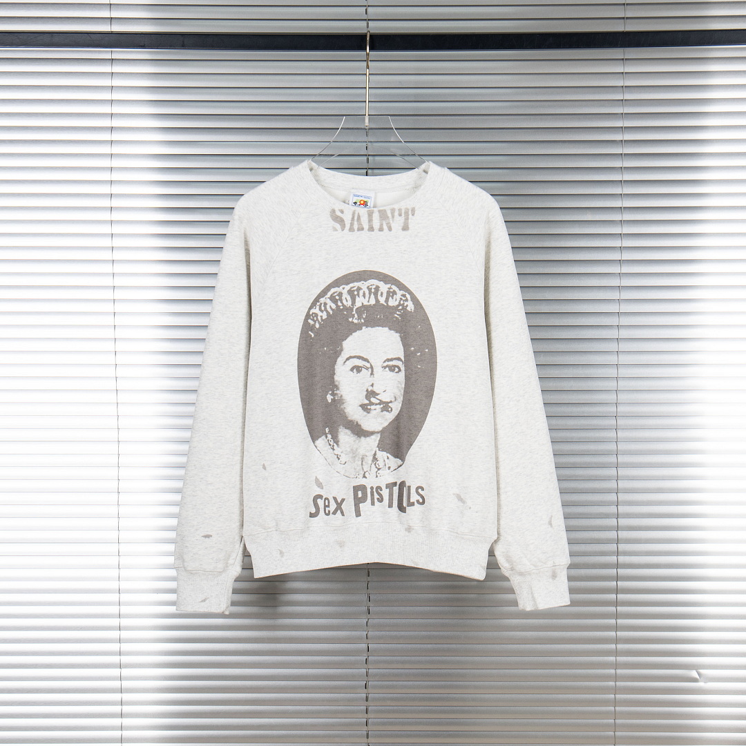 25fw Moletom Saint Co-brand co - Streetwear Brand Vintage avaliação e preço