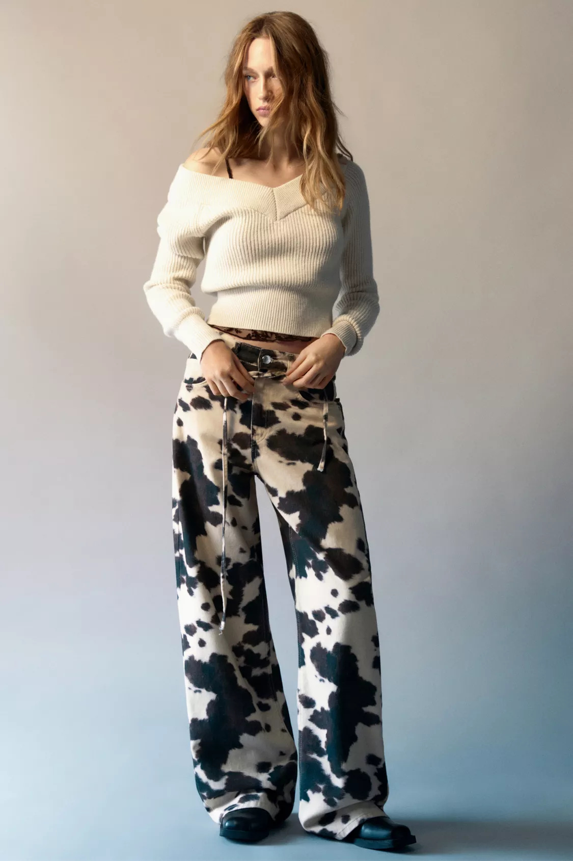 Nova marca primavera outono fe - Streetwear Brand Denim avaliação e preço